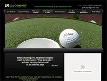 Tablet Screenshot of golfcarpet.com